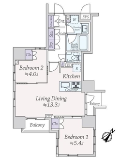 コノエ東日本橋駅前の間取図