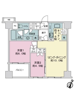 BELISTA横浜の間取図