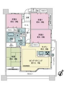 ライオンズステーションプラザ安城の間取図
