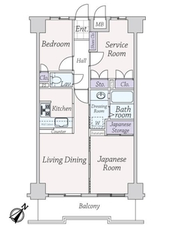 西川口並木第参サニーコートの間取図
