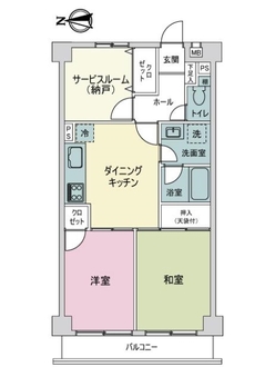 ライオンズマンション石神井公園第３の間取図