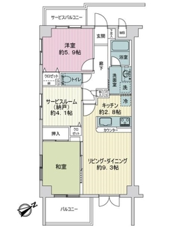 エクセル立教前の間取図