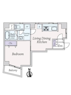 グリーンパーク市ヶ谷柳町の間取図
