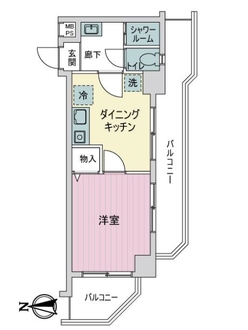 パレ・ドール亀有２の間取図
