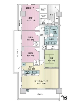 タンタタウン1番街の間取図