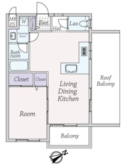 エクレール吉祥寺の間取図