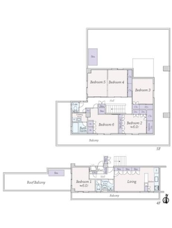 ライオンズマンション豪徳寺第２の間取図