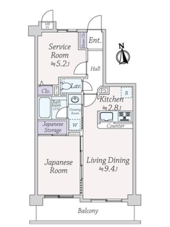 ライオンズマンション吉祥寺南の間取図