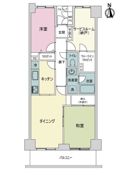 ライオンズステーションプラザ梅島の間取図