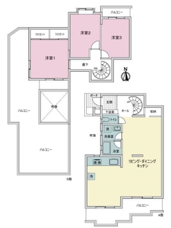 エスポア千代田の間取図