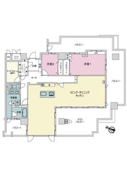 ＣＬＵＢ　ＴＨＥ．薬院ステーションタワーの間取図