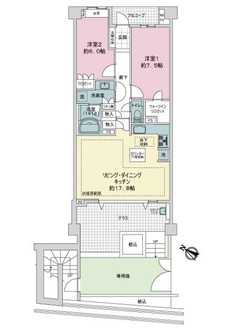 グランフォート青淵閣の間取図