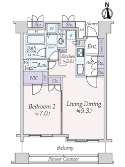 ブロードアベニュー国分寺の間取図