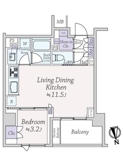 Ｂｒｉｌｌｉａ目黒青葉台の間取図