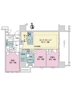 ローレルアイ葵レジデンスの間取図