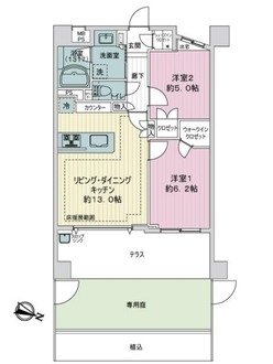 ライオンズ板橋氷川町レジデンスの間取図
