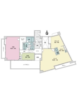 マジェス京都岡崎の間取図