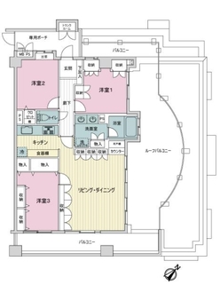 レクセル新浦安第２の間取図