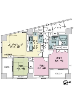 アーデル大塚　Ｃ－スクエアの間取図