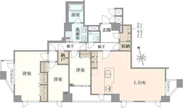 サンウッド目白台の間取図