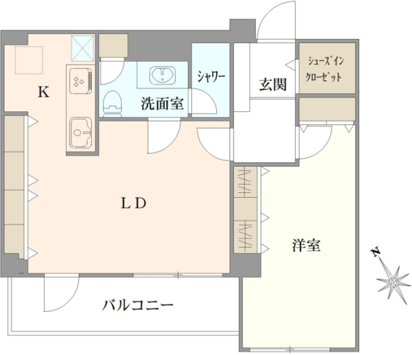 小田急千駄ヶ谷22番館の間取図