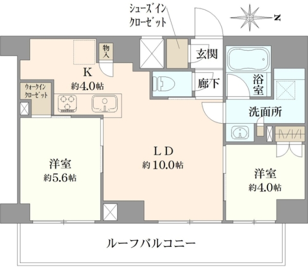 オープンレジデンシア大泉学園の間取図