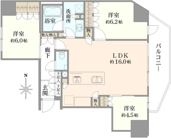 GREEN PARK 文京西片の間取図
