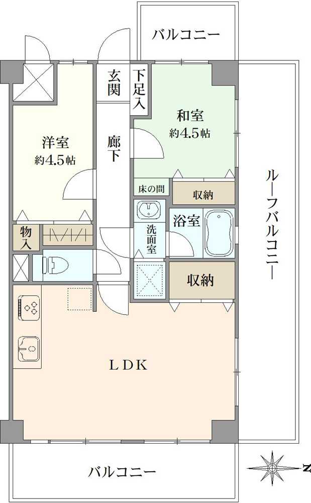 ライオンズマンション小岩第5の間取図