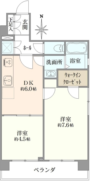 パーソナルハイツ西新井大師の間取図