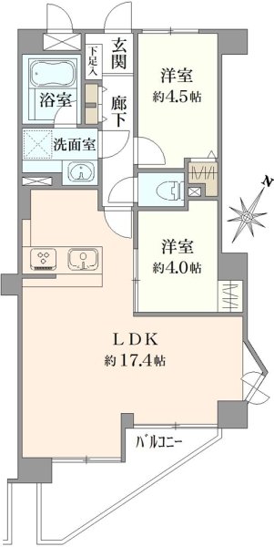 ロイヤルステージ上石神井の間取図