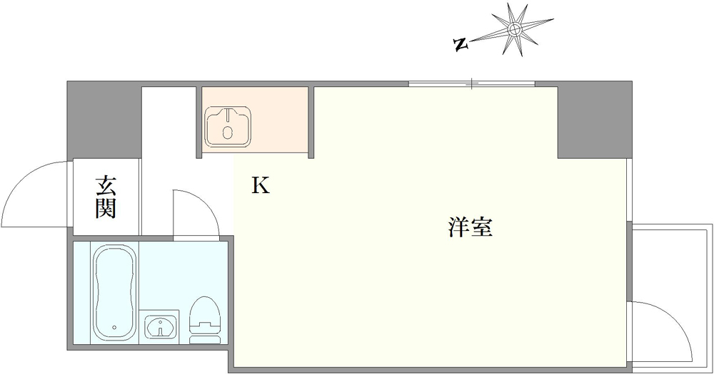 飯田橋ハイツの間取図