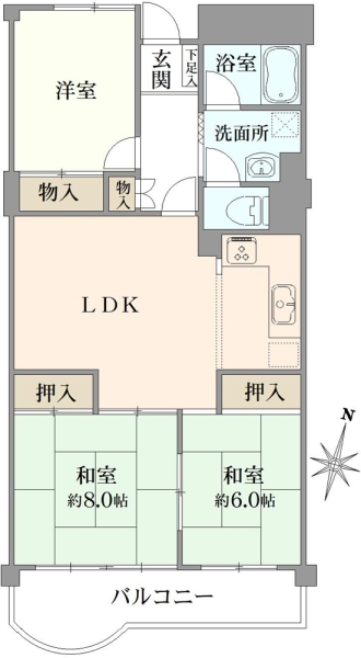 シティコーポ滝子通の間取図