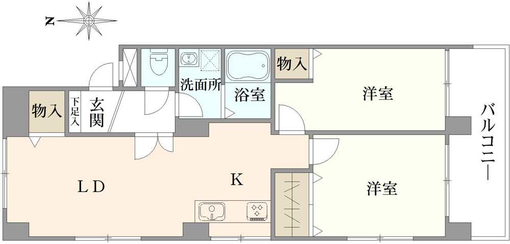 マイハウスマンションの間取図