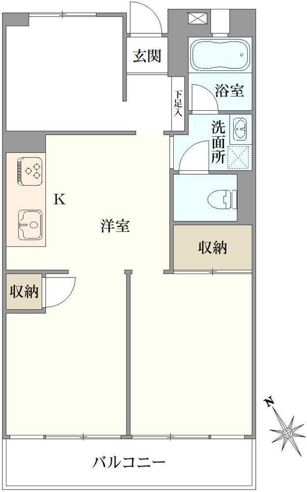 コーポ太田窪の間取図