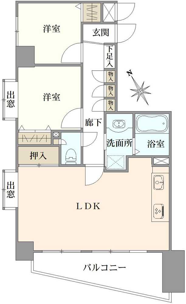 セザール志村小豆沢ガーデンの間取図
