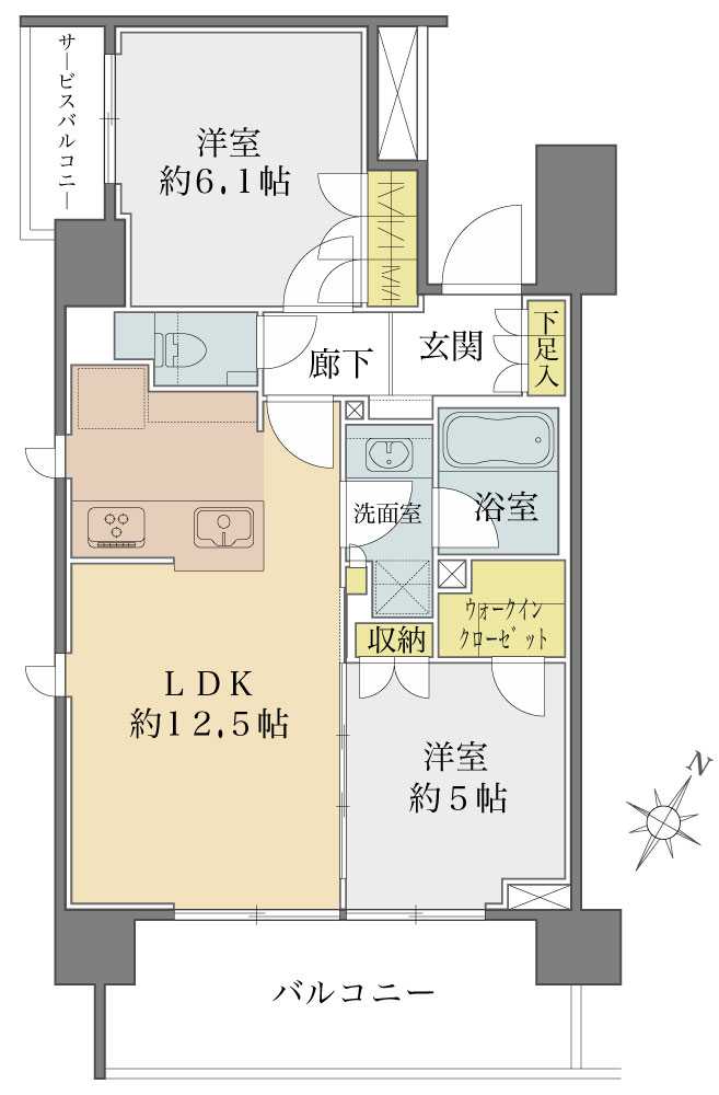ルフォンリブレ大塚テラスの間取図