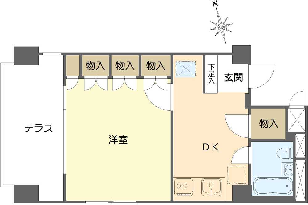 目白台ハイツの間取図