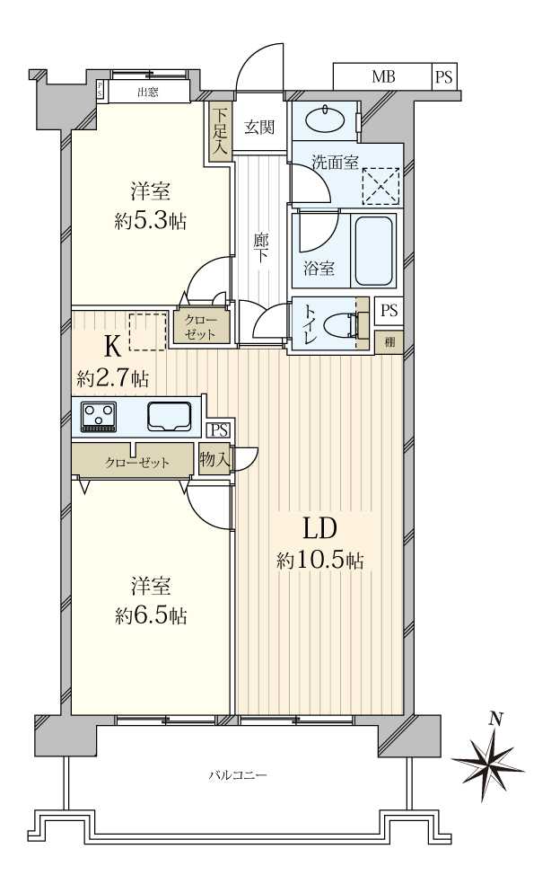 アルファホームズ東十条の間取図