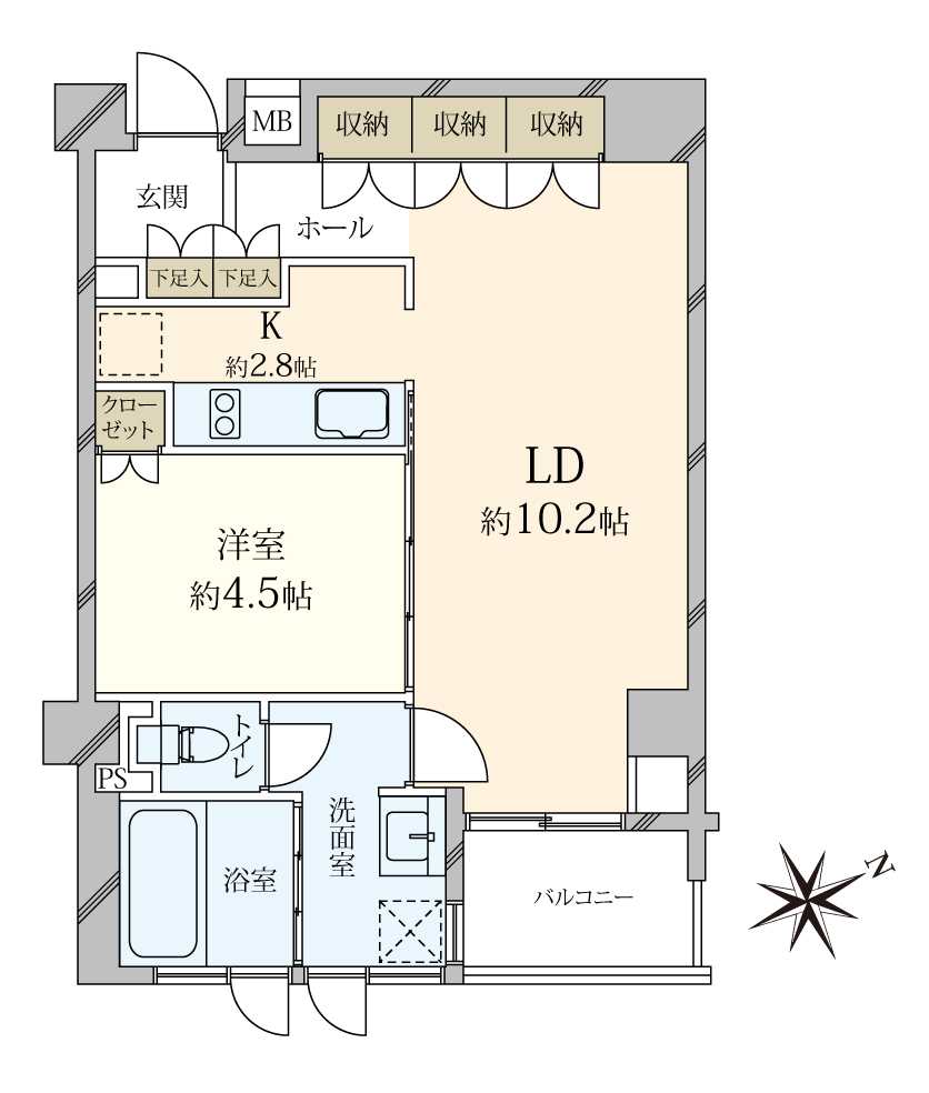 ブランクレア代々木公園の間取図