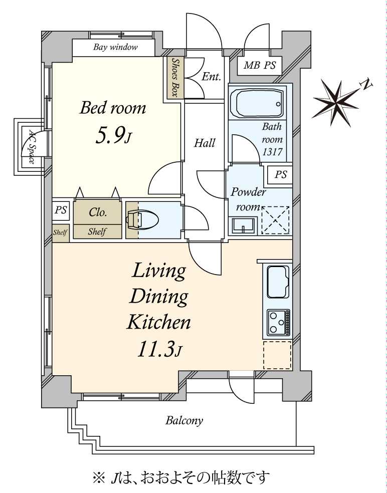 ライオンズマンション渋谷道玄坂の間取図