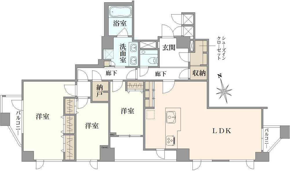 サンウッド目白台の間取図
