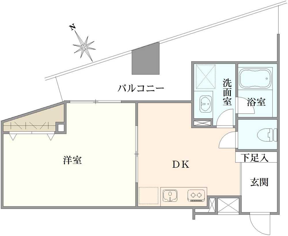 ヴェルヒルズ町田の間取図