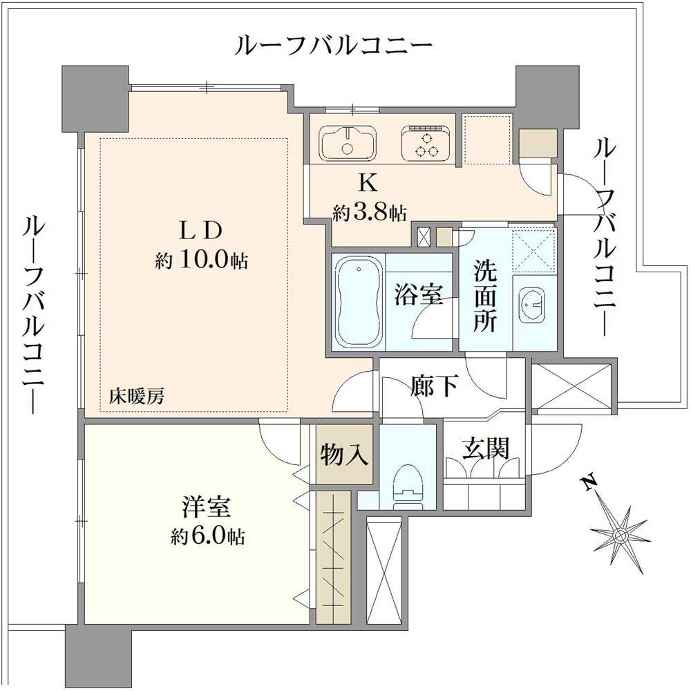 シルエタワーヨコハマの間取図