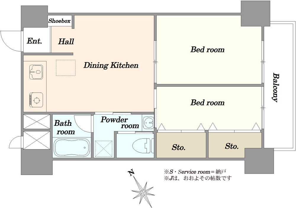 トーア早稲田マンションの間取図