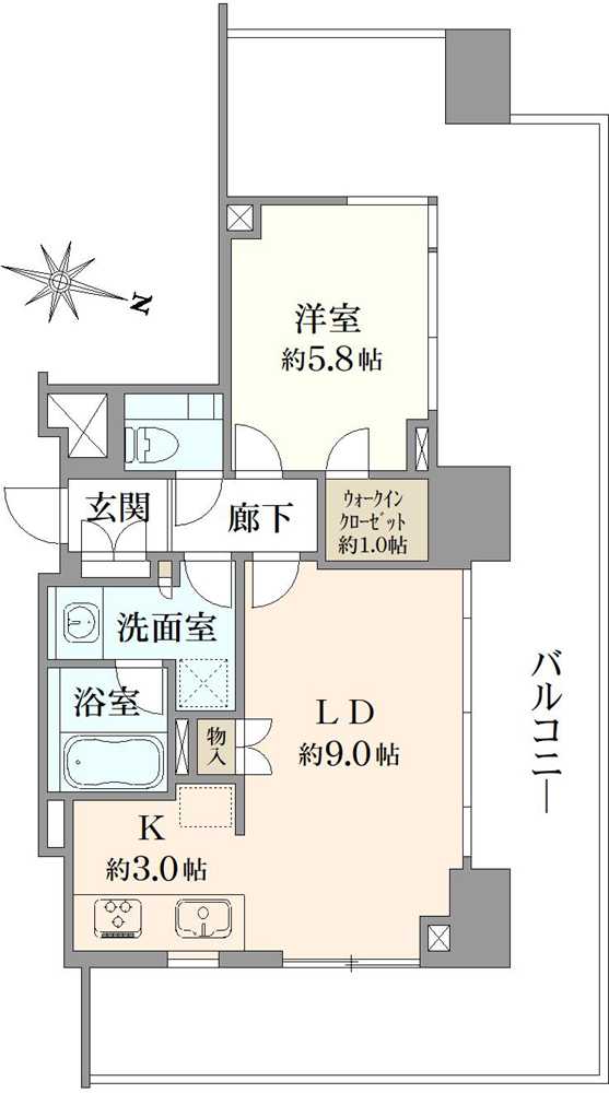 グランドメゾン中野南レジデンスの間取図