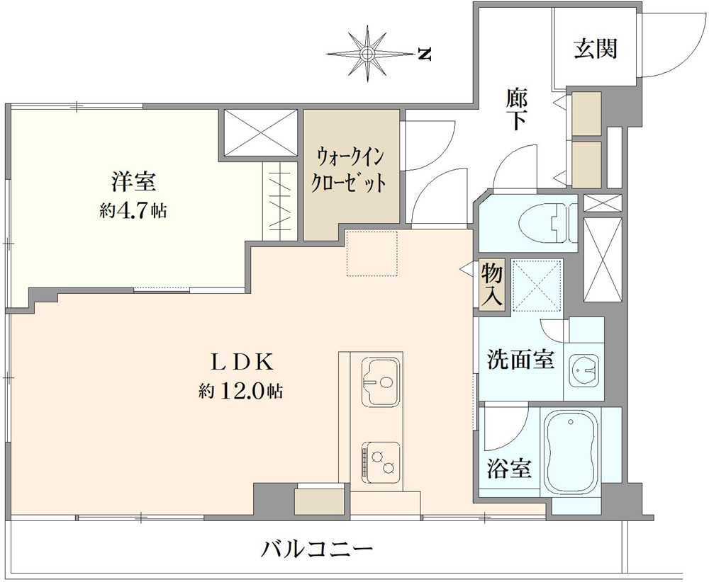第15宮廷マンション の間取図