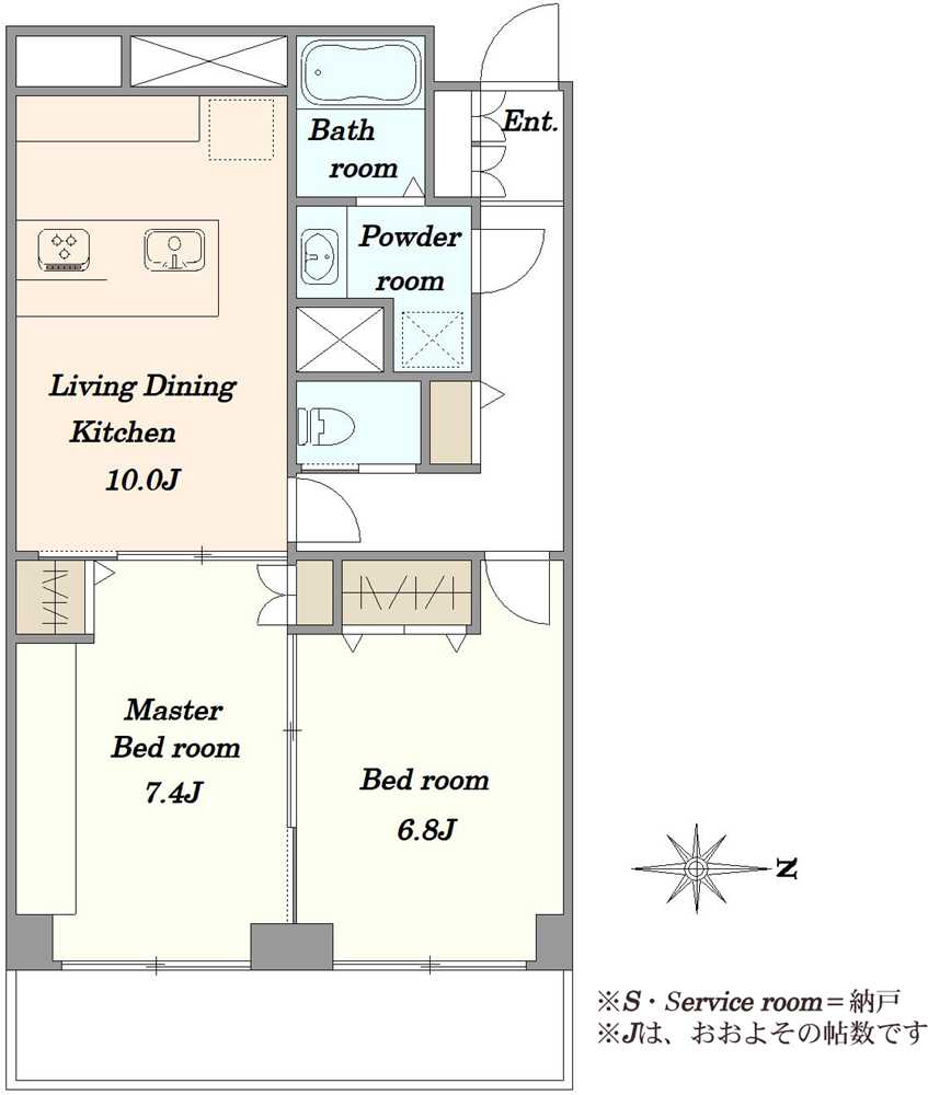 アイタウン・レピアの間取図