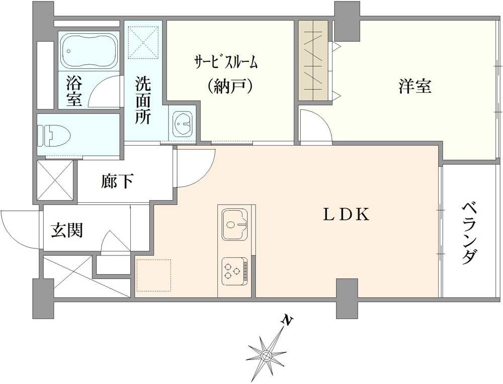 調布シュロスの間取図