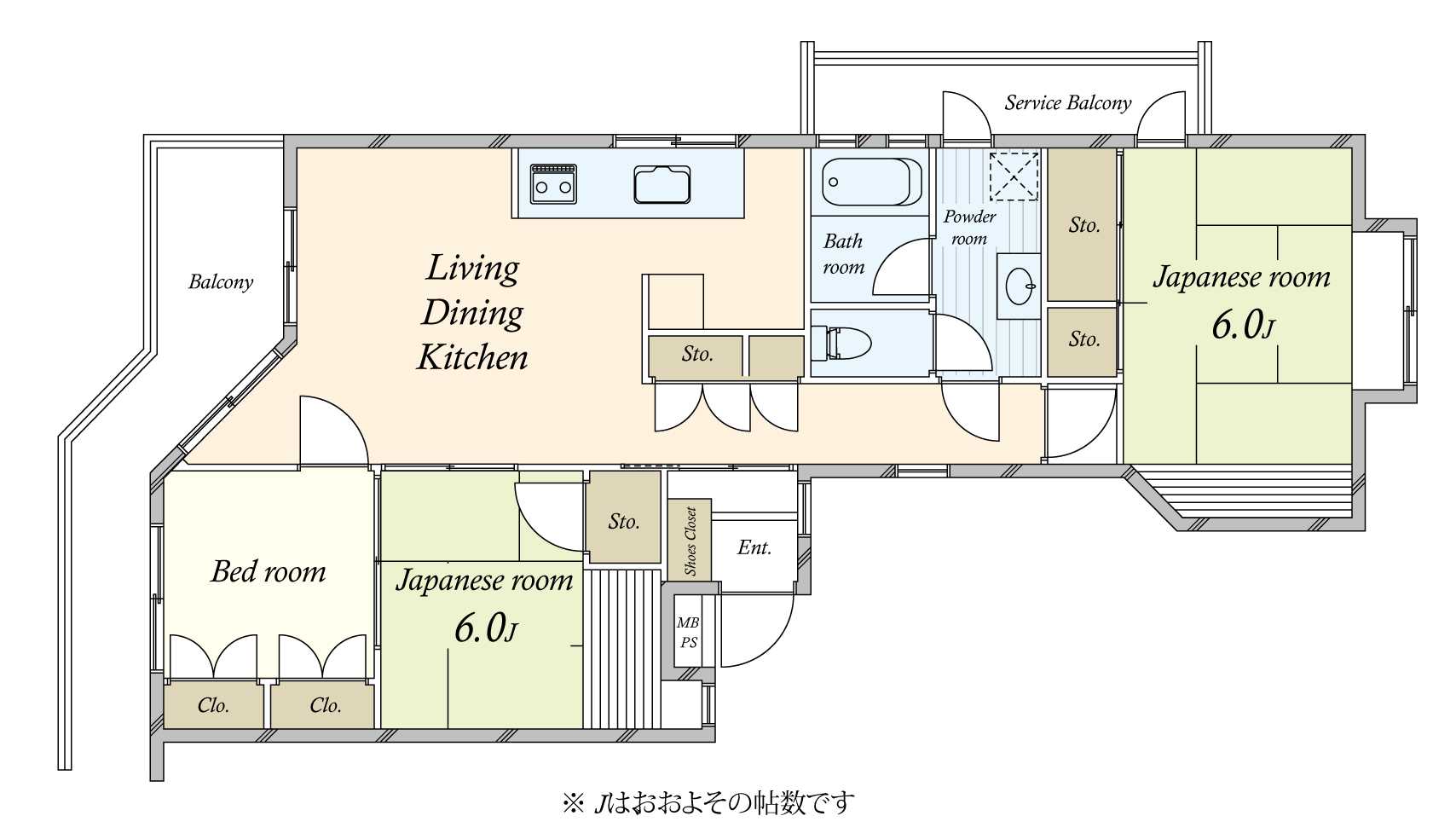ラミアール都立大の間取図