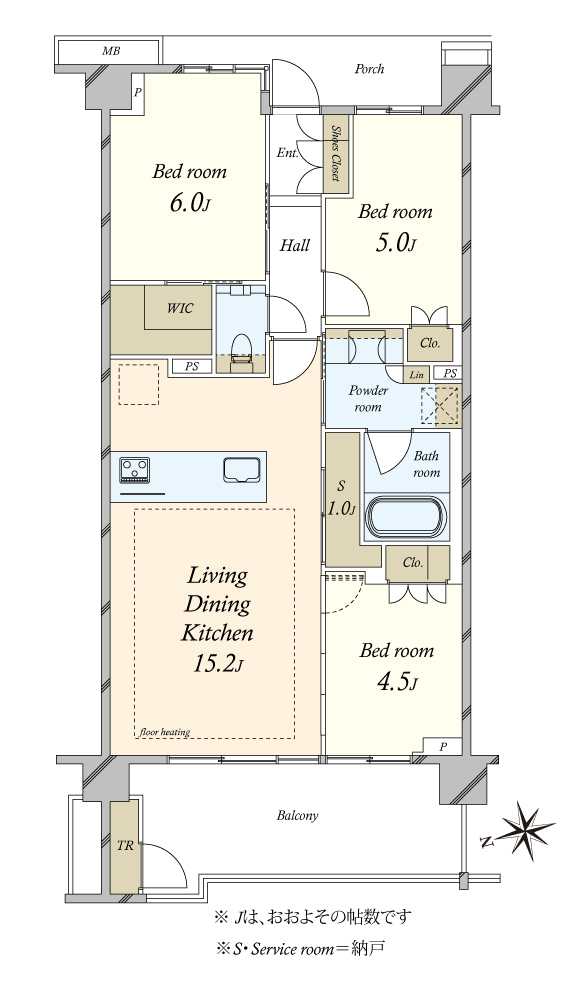 プラウド杉並方南町の間取図